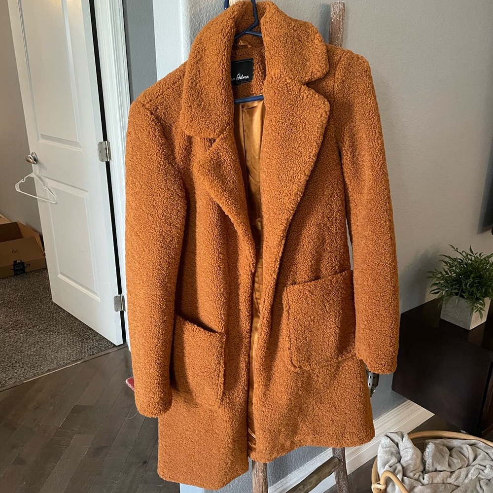 Sam Edelman faux shearling teddy coat 🧡